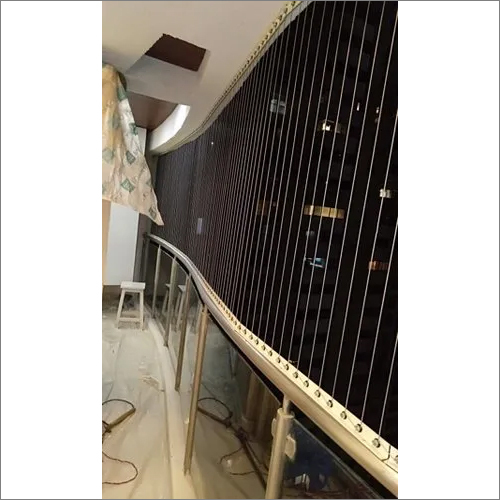 Balcony Invisible Grill installed in a Bengaluru home